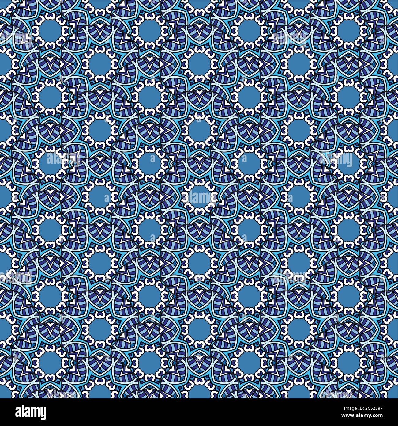 Ornate floral seamless pattern Stock Vector Image & Art - Alamy