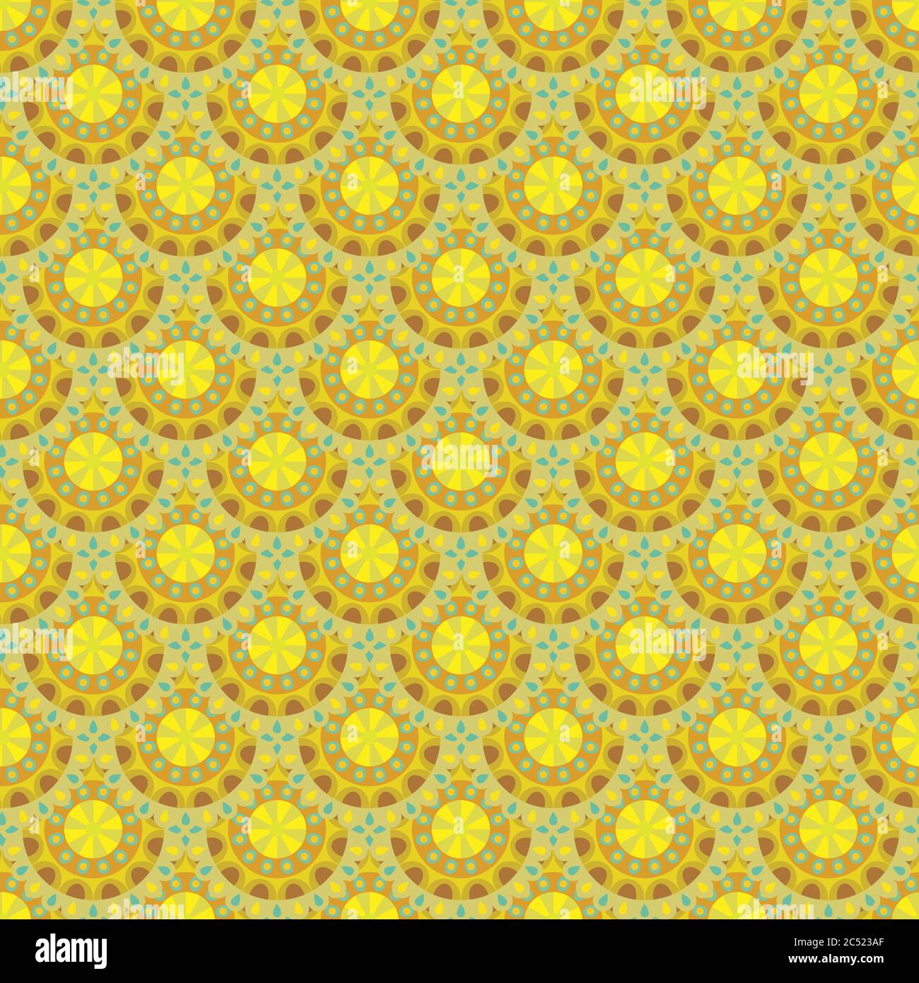 Abstract floral ethnic background seamless pattern Stock Vector Image ...