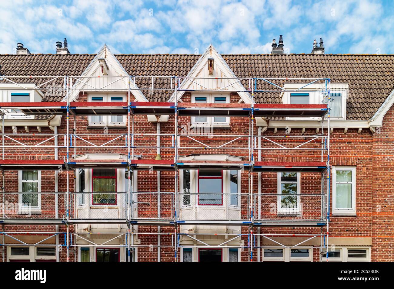 Renovation and reconstruction of Dutch apartment houses in Amsterdam