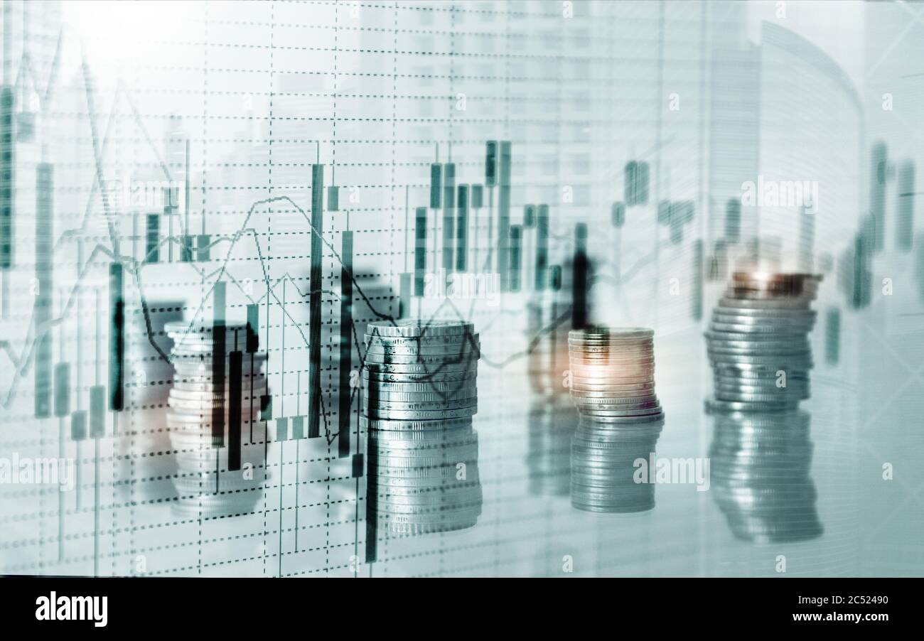 economic forecast graphic black and white stock photos... Black and white charts stock market candles. Financial and economic ...