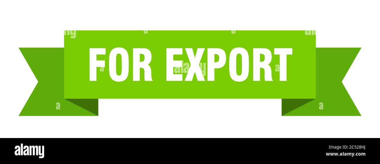 for export ribbon. for export isolated band sign. for export banner ...