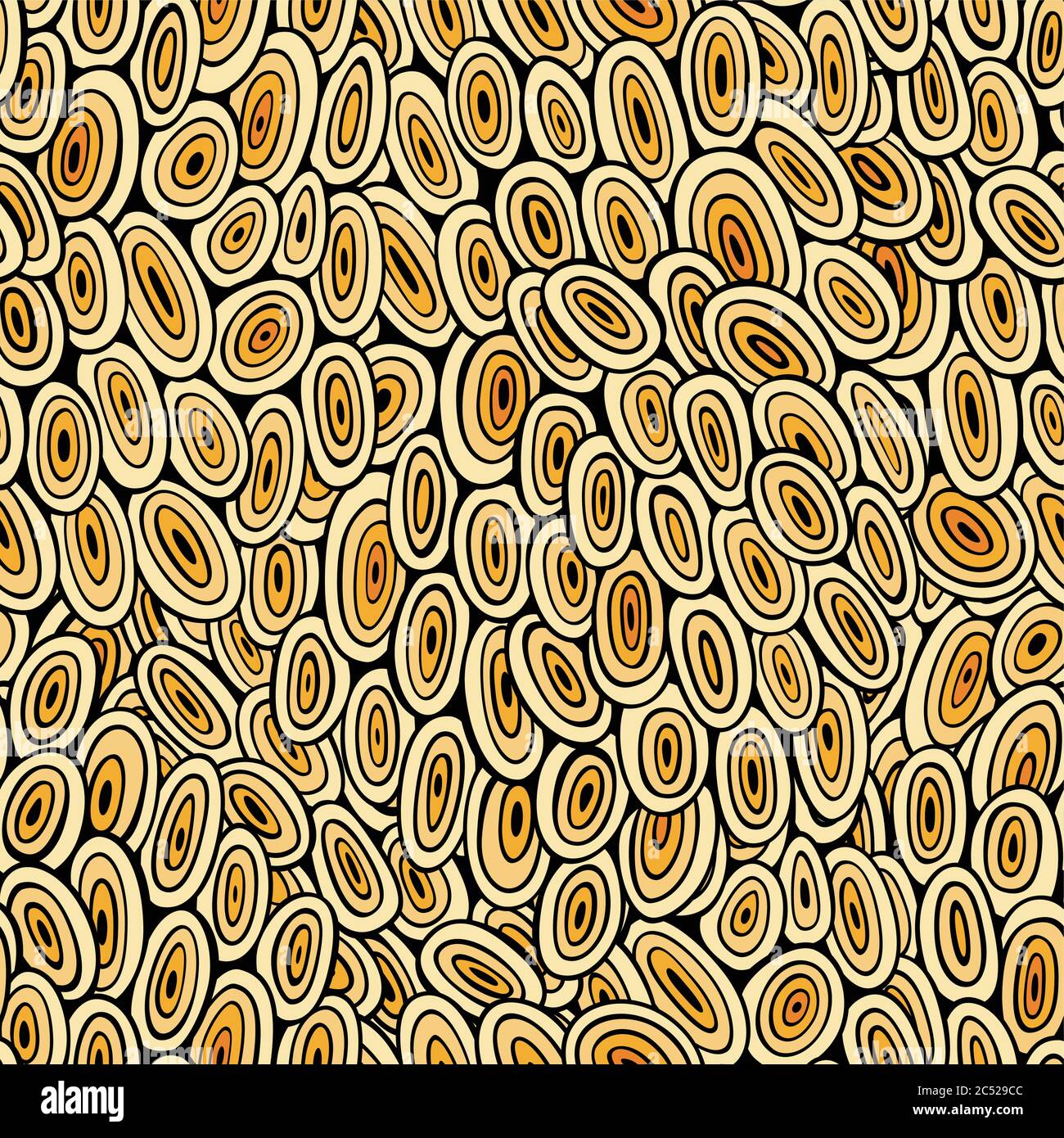 decorative doodles seamless pattern Stock Vector Image & Art - Alamy