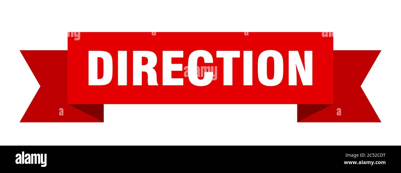 direction ribbon. direction isolated band sign. direction banner Stock Vector Image & Art Alamy