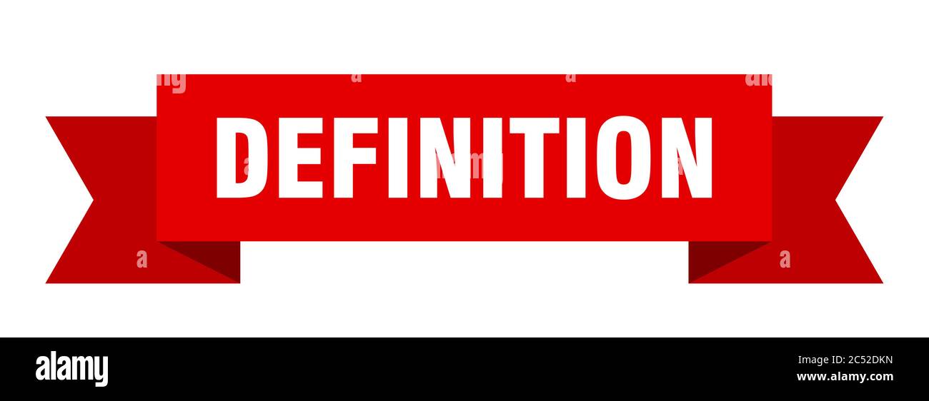 definition ribbon. definition isolated band sign. definition banner