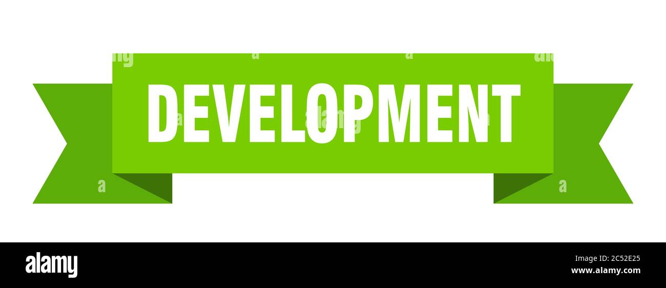 Development System Banner Example development ribbon. development isolated band sign. development banner ...