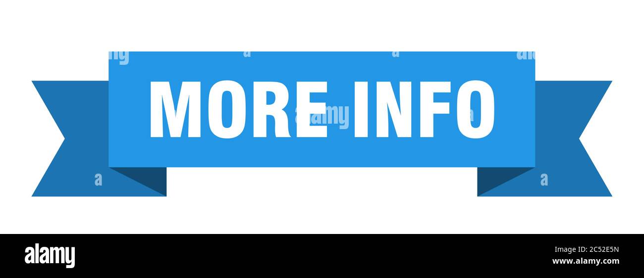 more info ribbon. more info isolated band sign. more info banner Stock ...