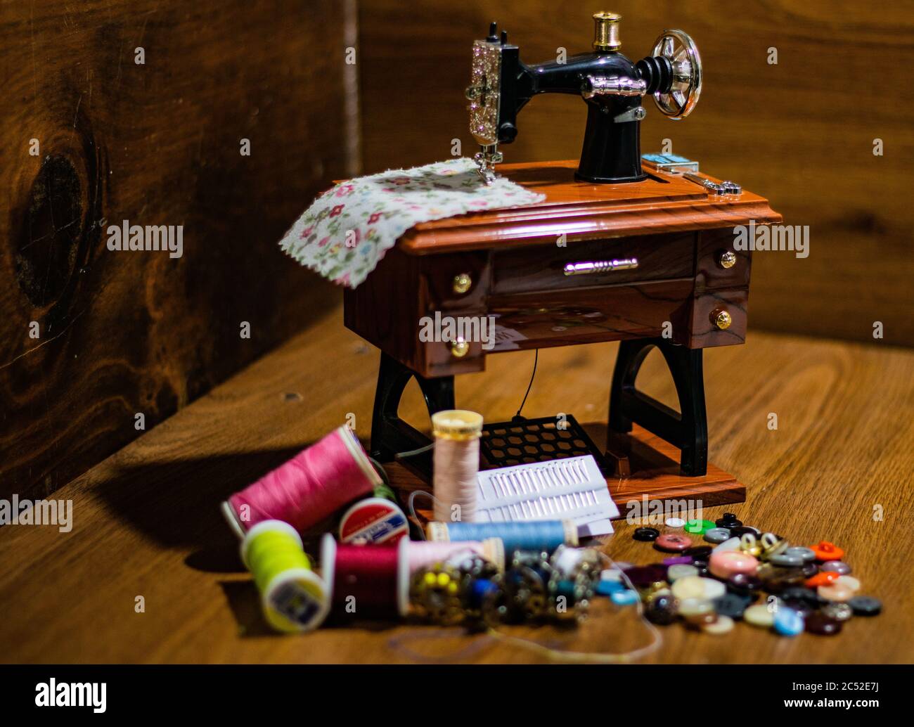 Sewing machine cotton reel hi-res stock photography and images - Alamy