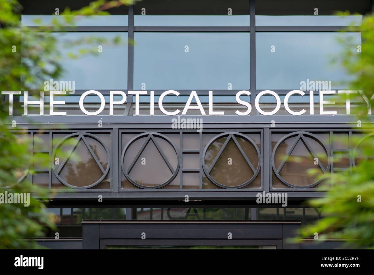 Washington, D.C. / USA June 19 2020 Optical Society building in