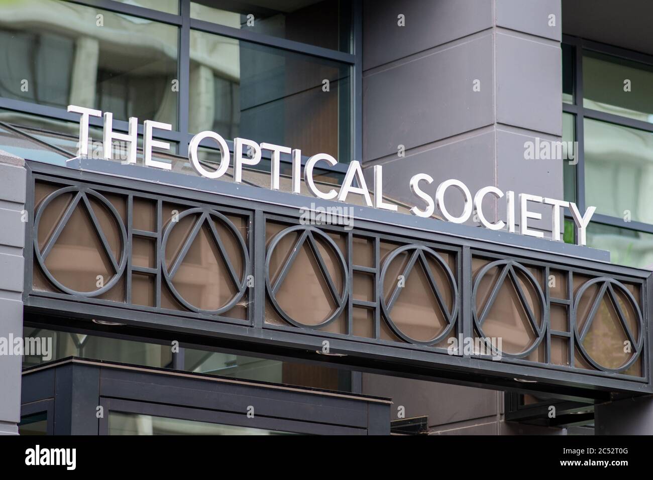 Washington, D.C. / USA June 19 2020 Optical Society building in