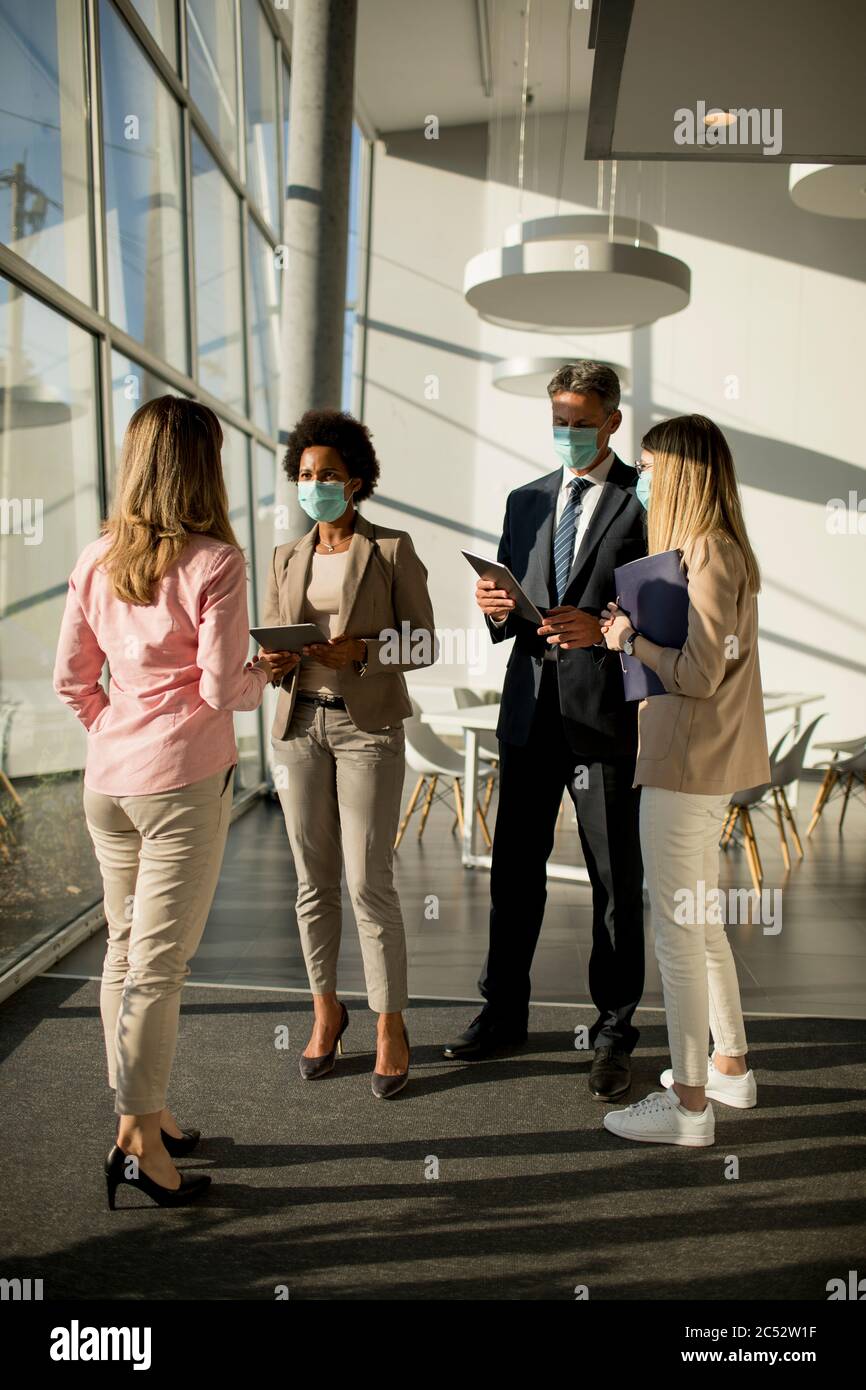 Group of asian business people meeting and working in the office and ...