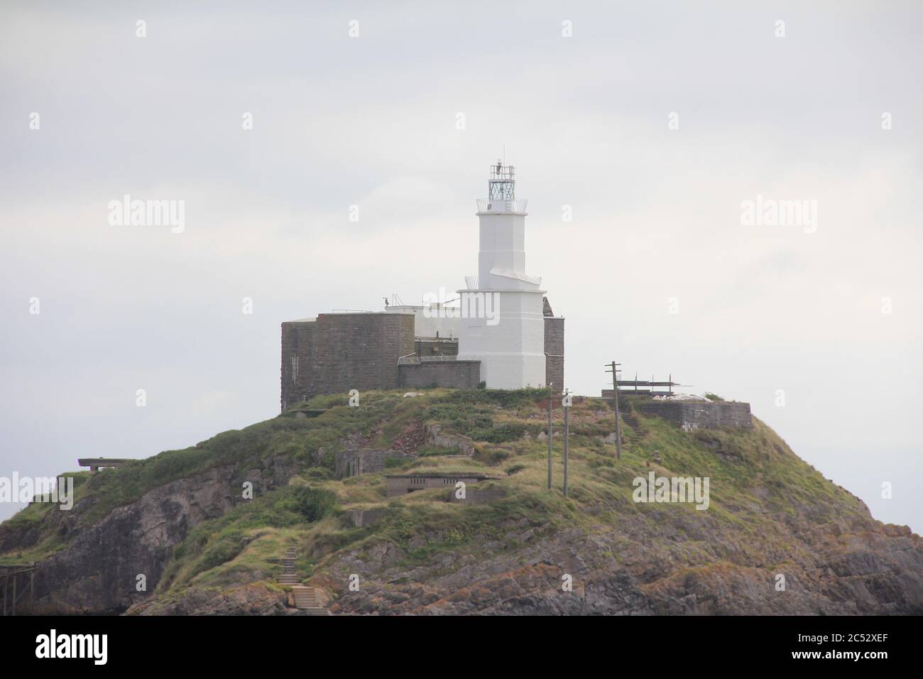 Mumbles Pier in Swansea Bay, Wales. Stock Photo