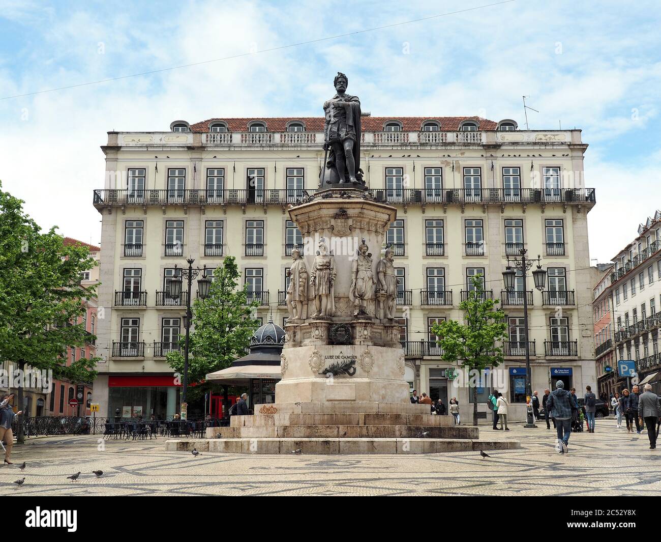 Camões Monument, Monumento a Camões, Lisbon, Lisboa, Lissabon, Lisszabon,  Portugal, Europe Stock Photo - Alamy