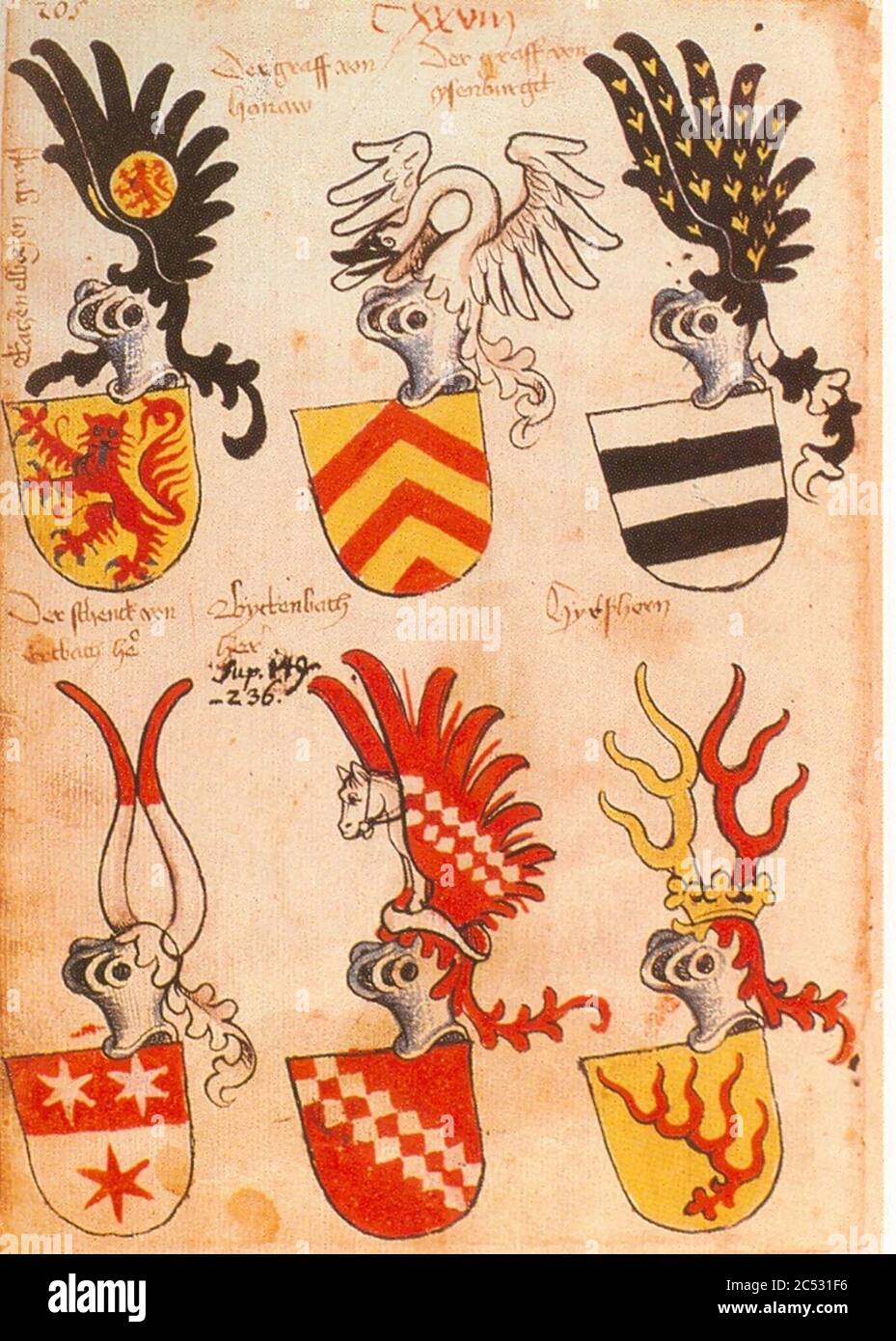 Ingeram Codex 265. Stock Photo