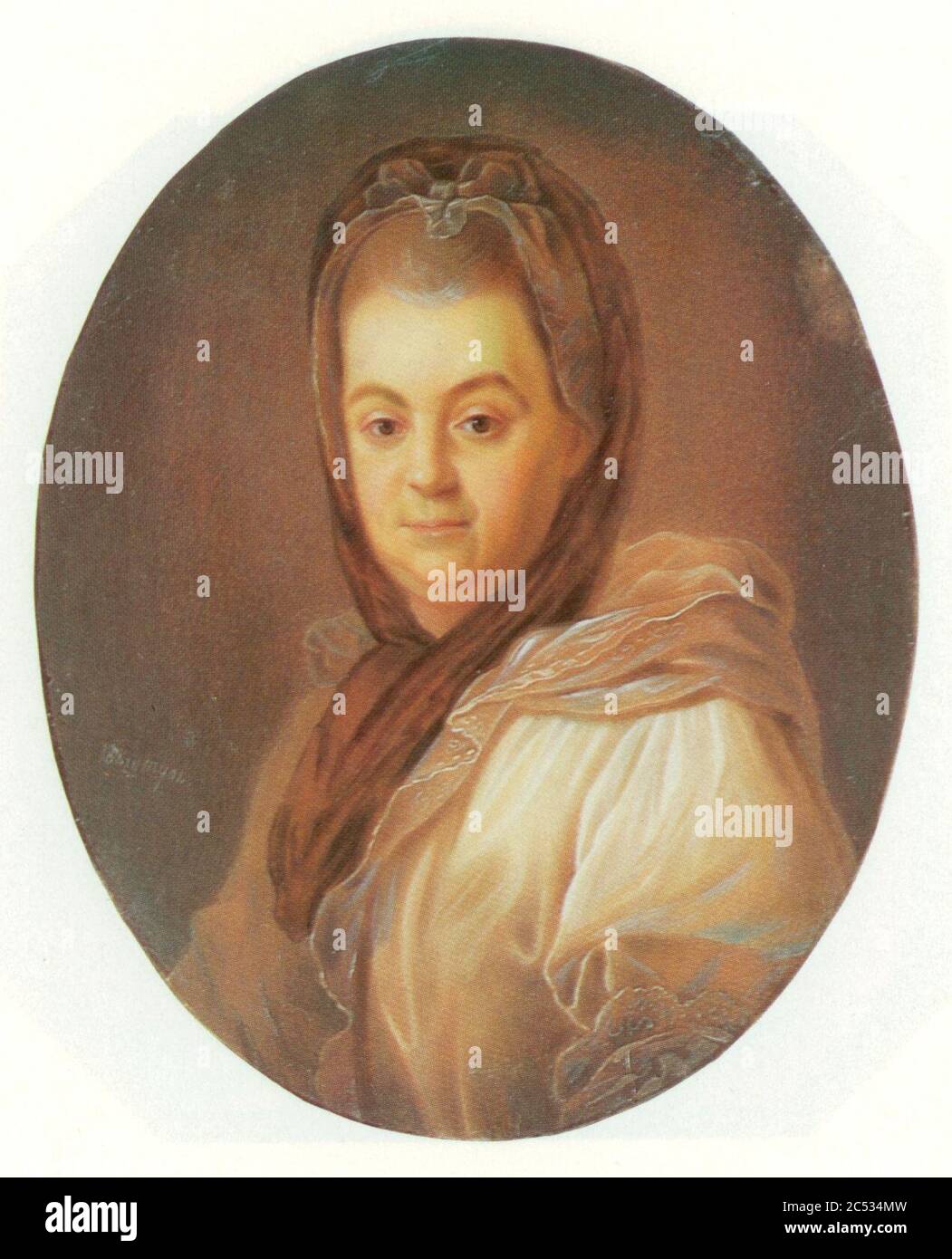 Irina Yusupova by A.G.Rockstuhl (1849, Hermitage). Stock Photo