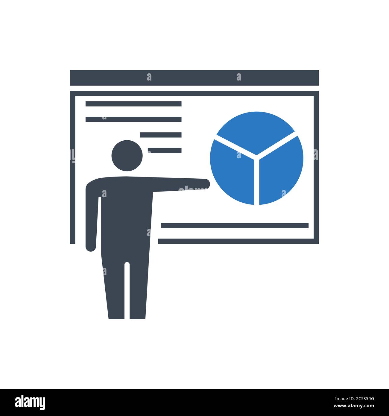 Presentation Vector Glyph Icon Stock Vector Image & Art - Alamy
