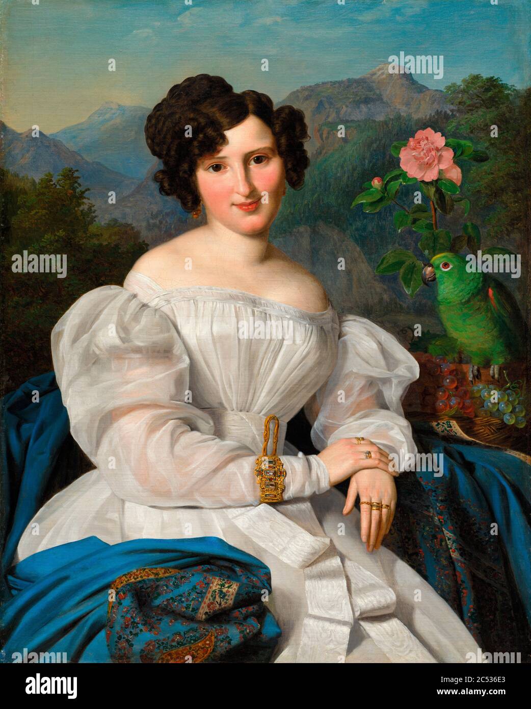 Countess Szechenyi by Ferdinand Georg Waldmuller, 1828 Stock Photo