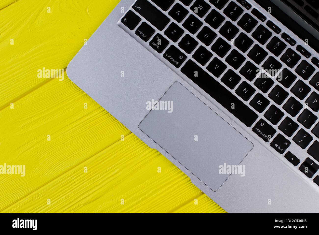 Top view laptop keyboard Stock Photo - Alamy