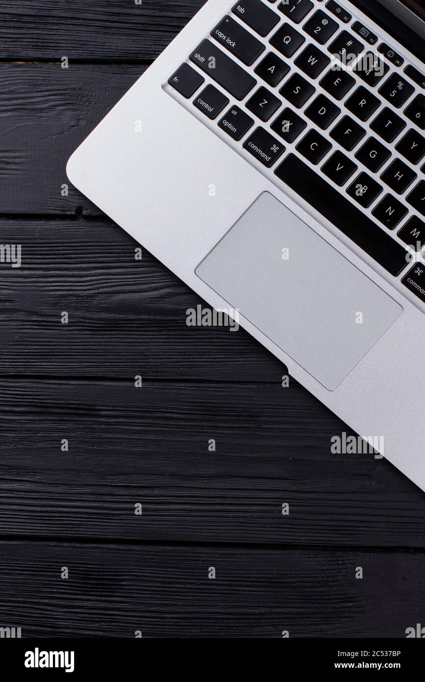 Top view laptop pc keyboard Stock Photo - Alamy