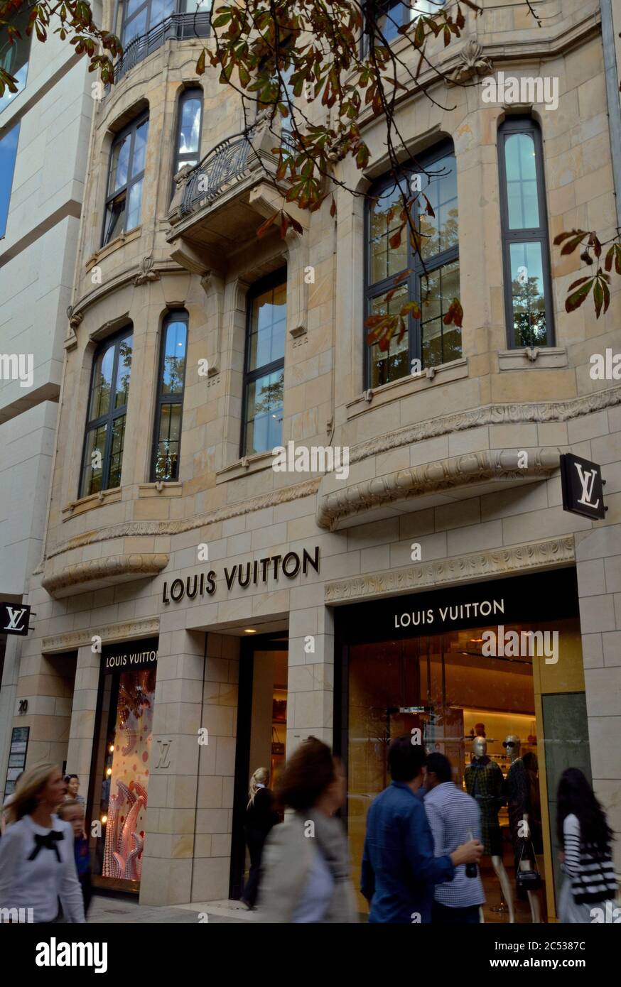 Louis Vuitton shop, Hamburg, Germany Stock Photo - Alamy