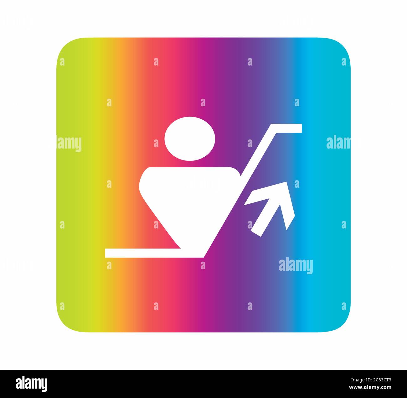 Escalator Icons - Vector Stock Vector