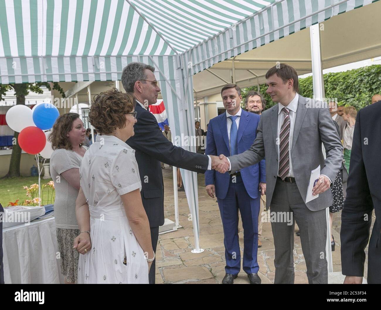 Independence Day Reception, July 3, 2014 3014 (14601205761). Stock Photo