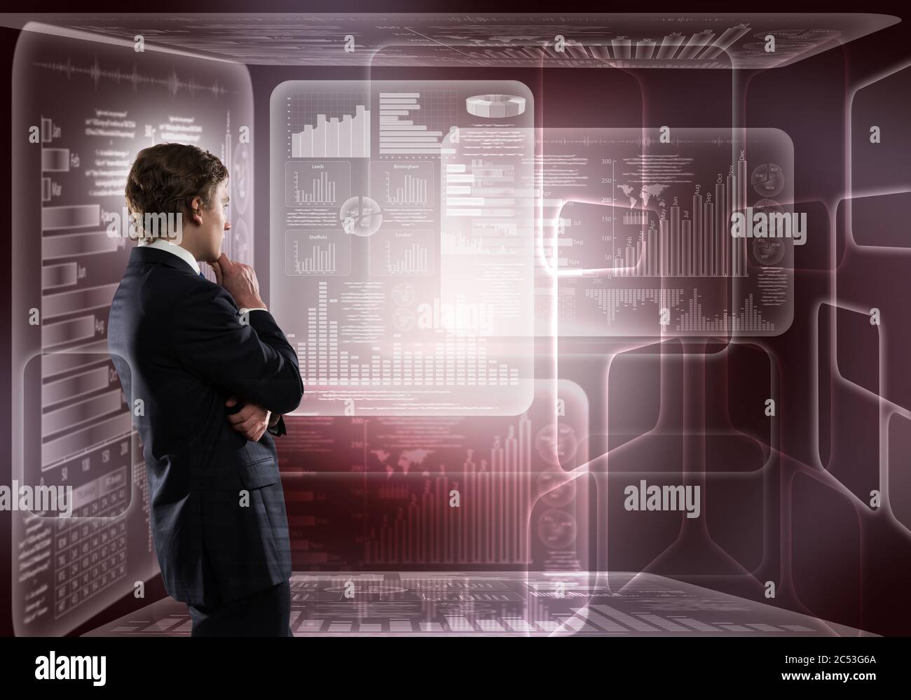 Innovative media technologies Stock Photo