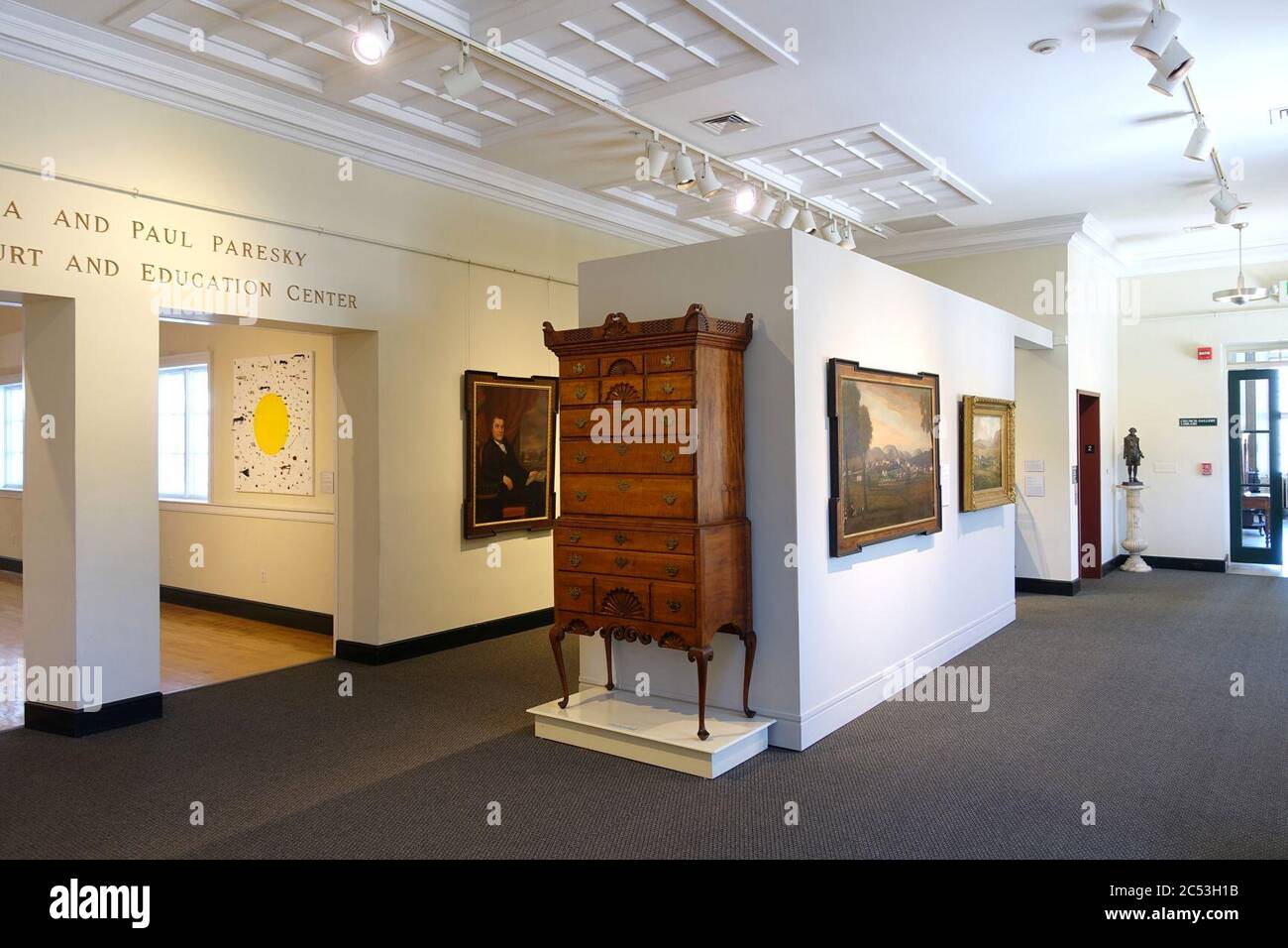 Interior view Bennington Museum Bennington, VT Stock Photo Alamy