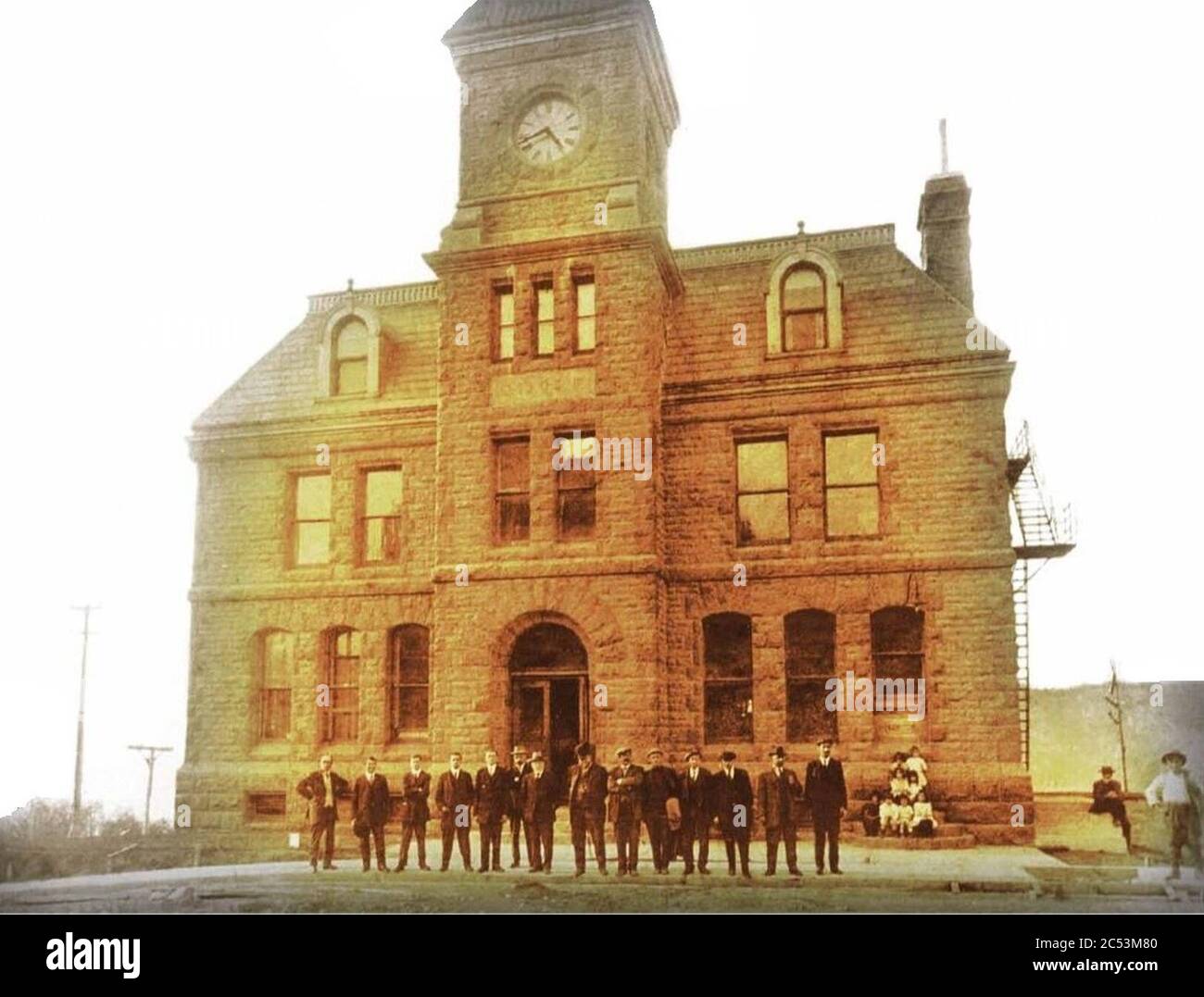 Inauguration du bureau de poste de Chicoutimi en 1905 Stock Photo Alamy