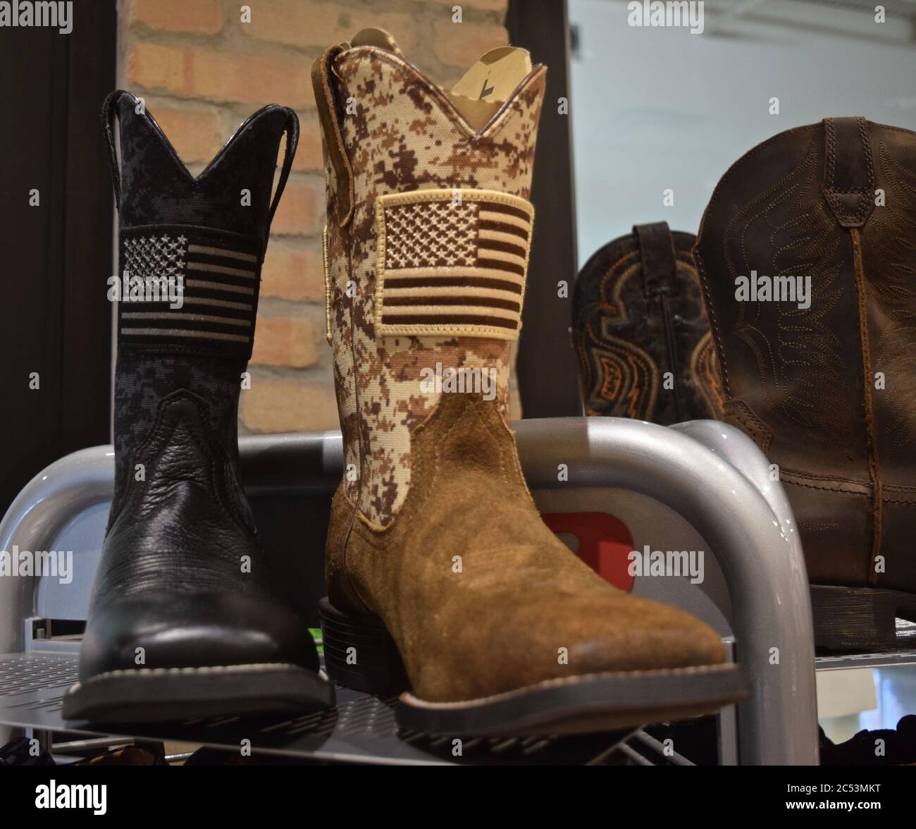 Camo boots with american flag best sale