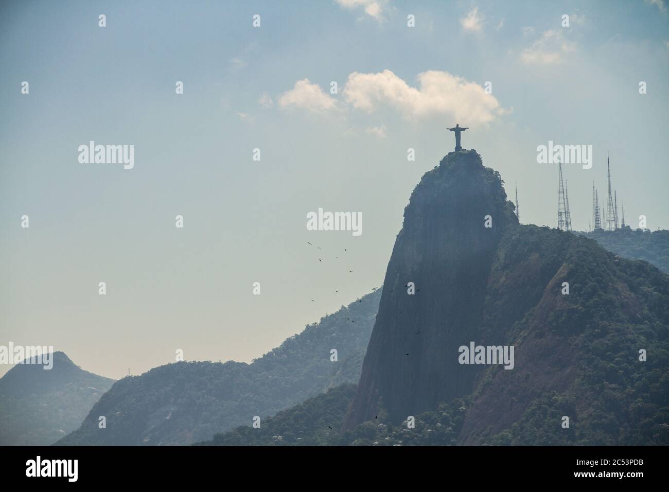 Corcovado mountain, Rio de Janeiro, Brazil Stock Photo