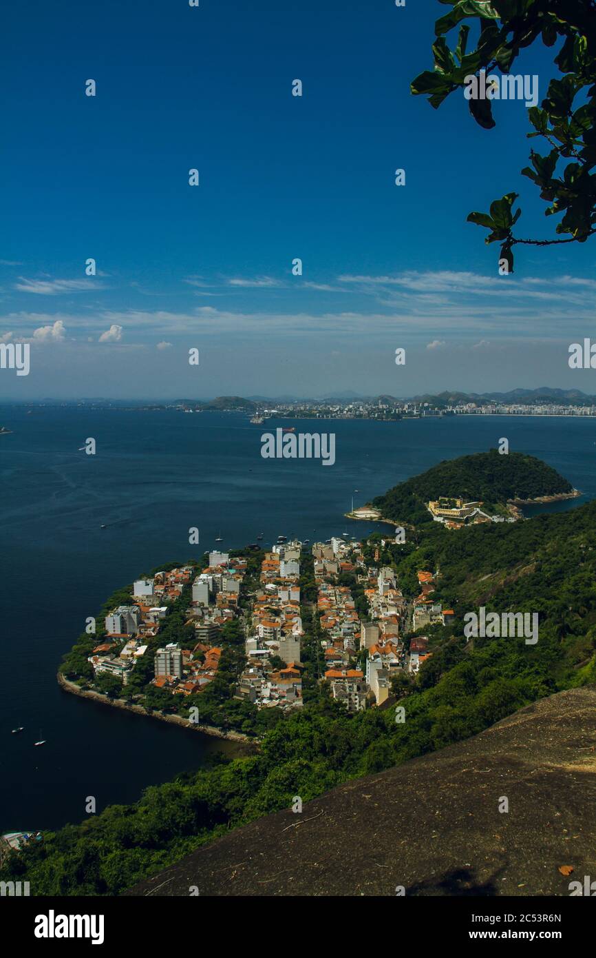 Aerial View of Urca Neighborhood in the City of Rio de Janeiro, Brazil  Stock Photo - Alamy