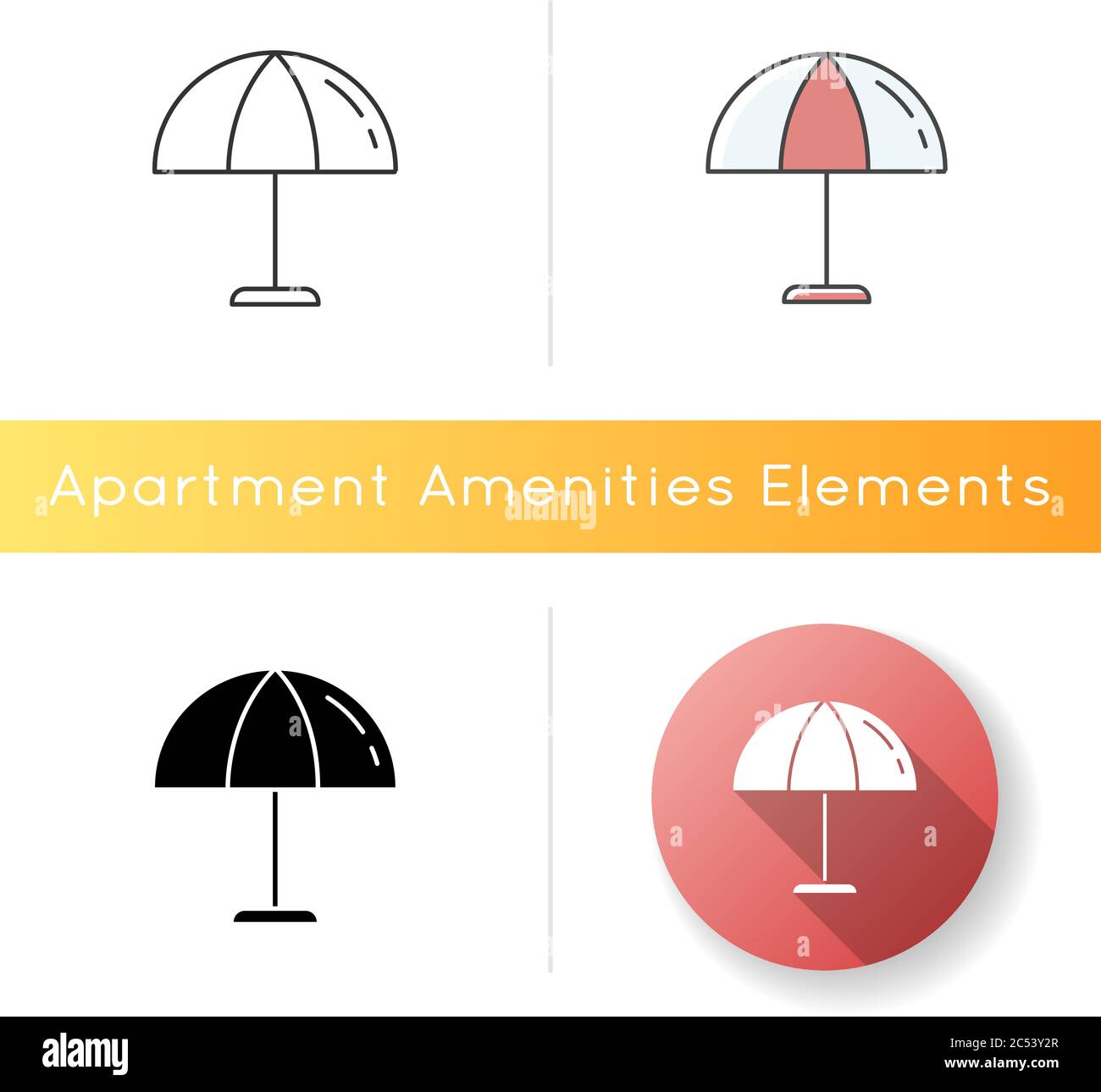 Beach umbrella icon Stock Vector Image & Art - Alamy