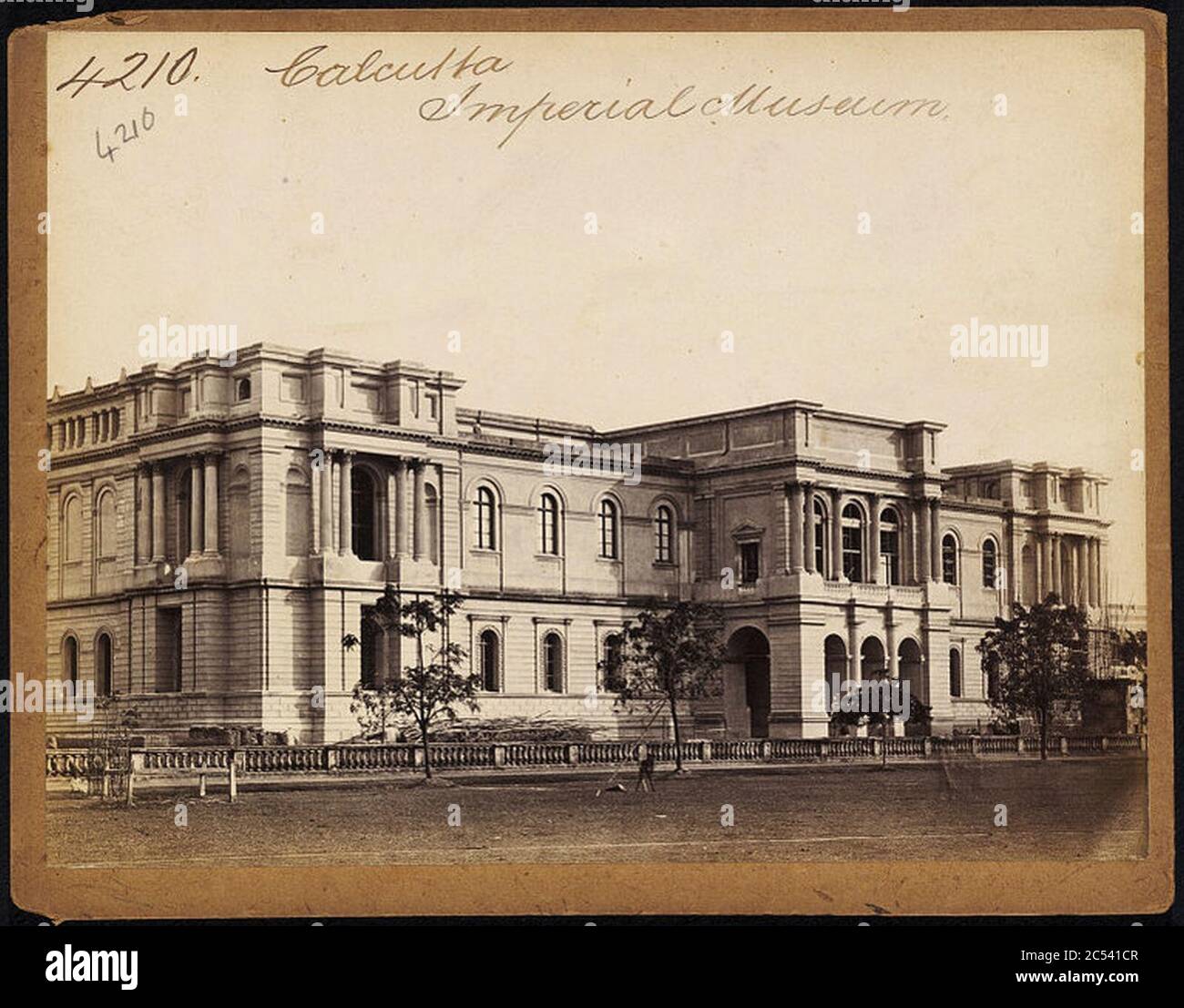 Imperial Museum Calcutta by Francis Frith. Stock Photo