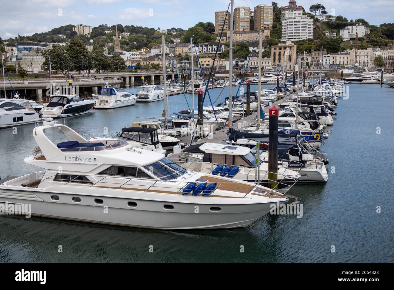 Boats in Torquay Marina, Torbay, Devon Stock Photo Alamy