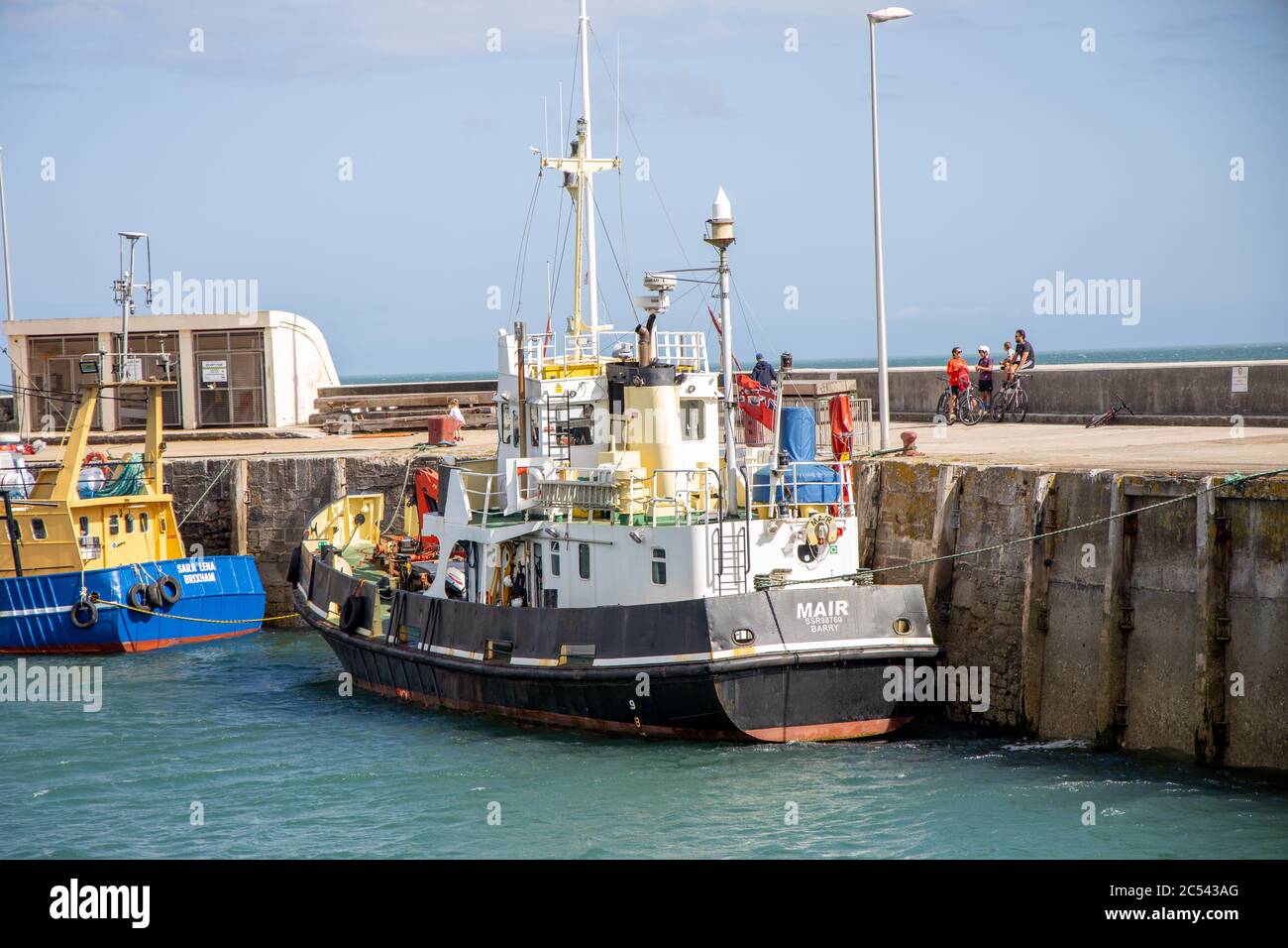Fishing Boats in Torquay Marina Stock Photo Alamy
