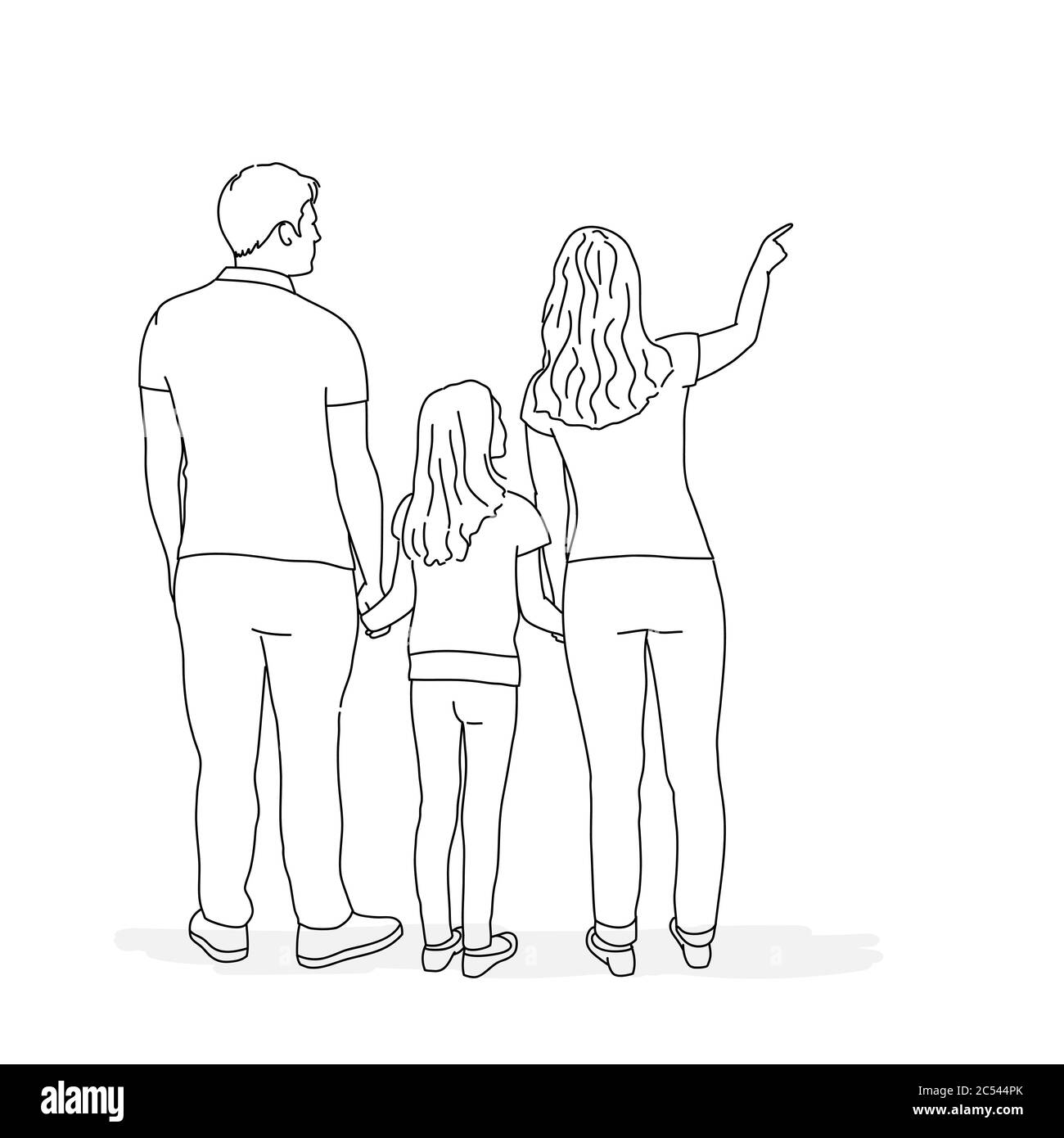 Top 77+ father daughter sketch images - seven.edu.vn
