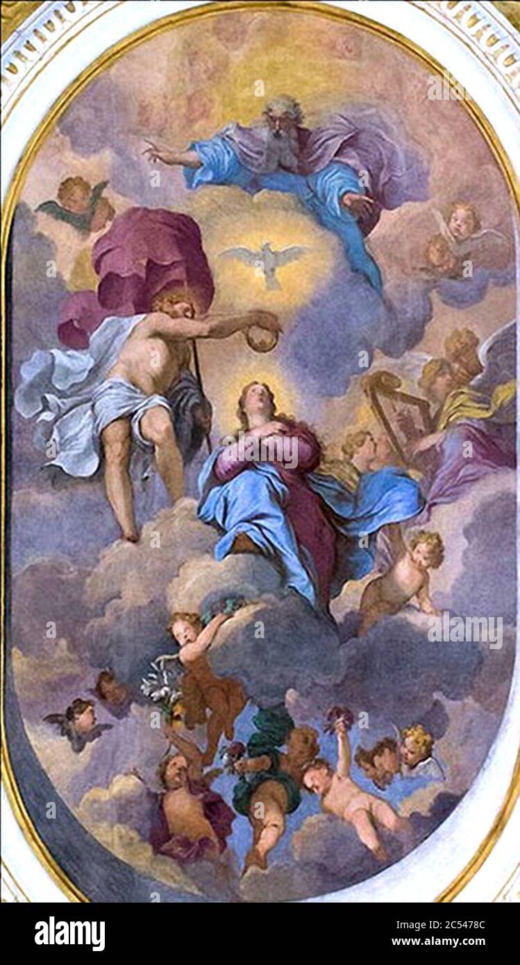 Incoronazione della Vergine Novelli Stock Photo Alamy