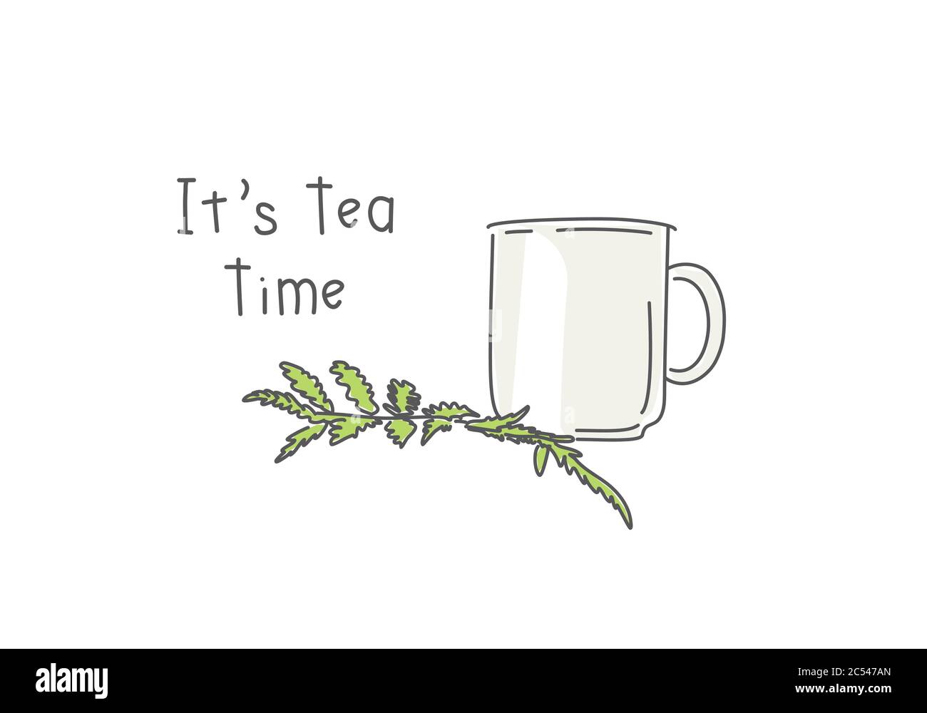 Cup of tea. It