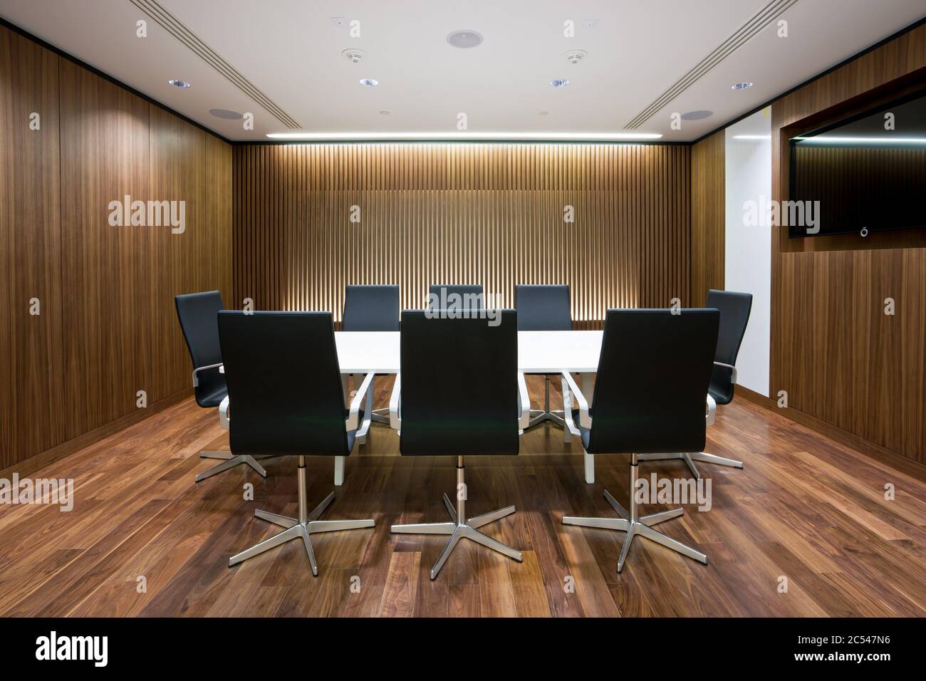 Business meeting room in modern office Stock Photo