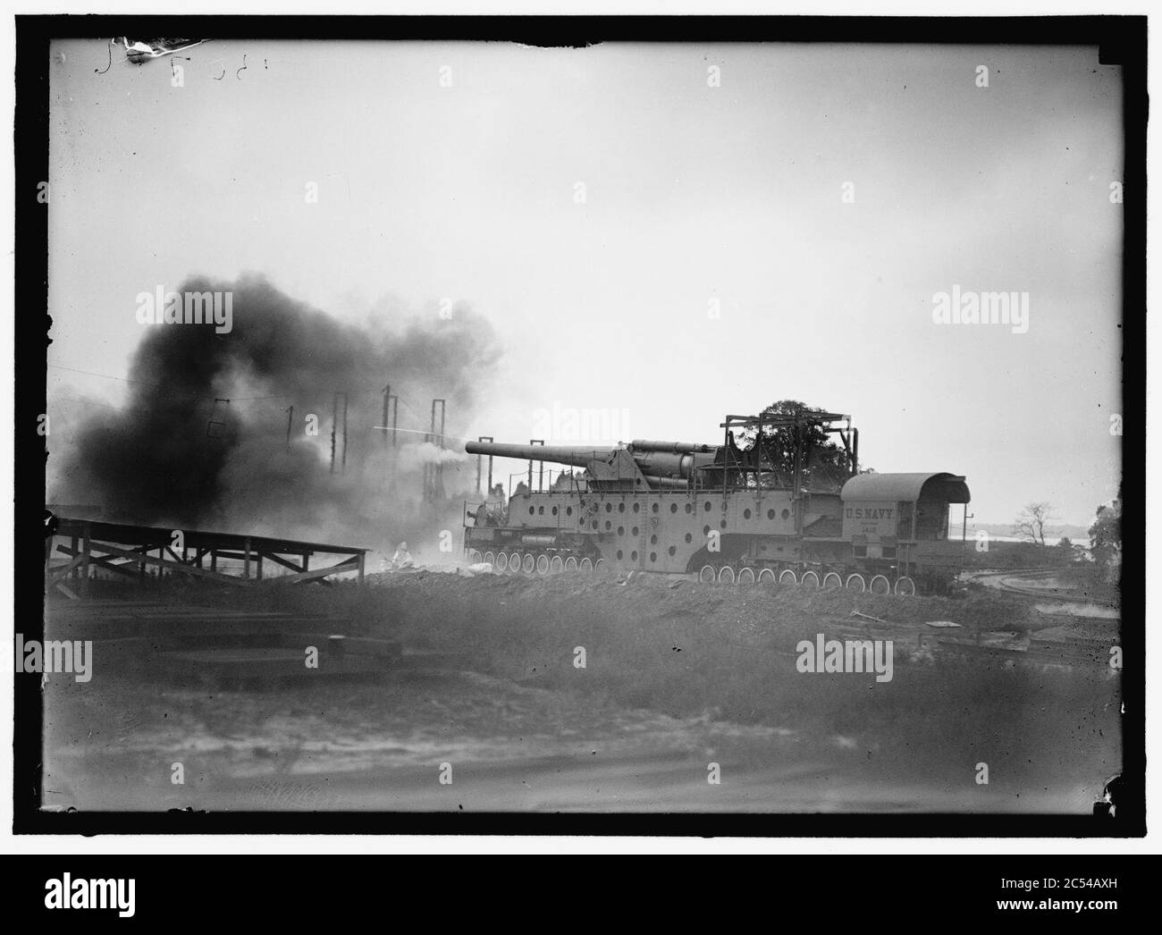 INDIAN HEAD, MD. NAVY PROVING GROUND. NAVY GUNS AT INDIAN HEAD Stock