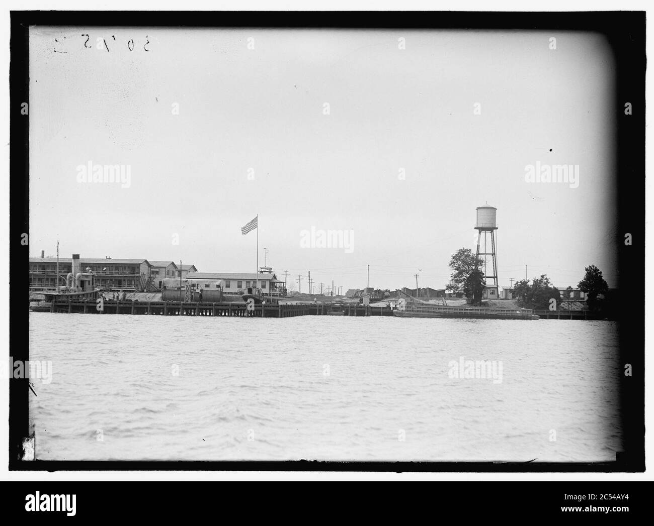 INDIAN HEAD, MD. NAVY PROVING GROUND. NAVY GUNS AT INDIAN HEAD Stock