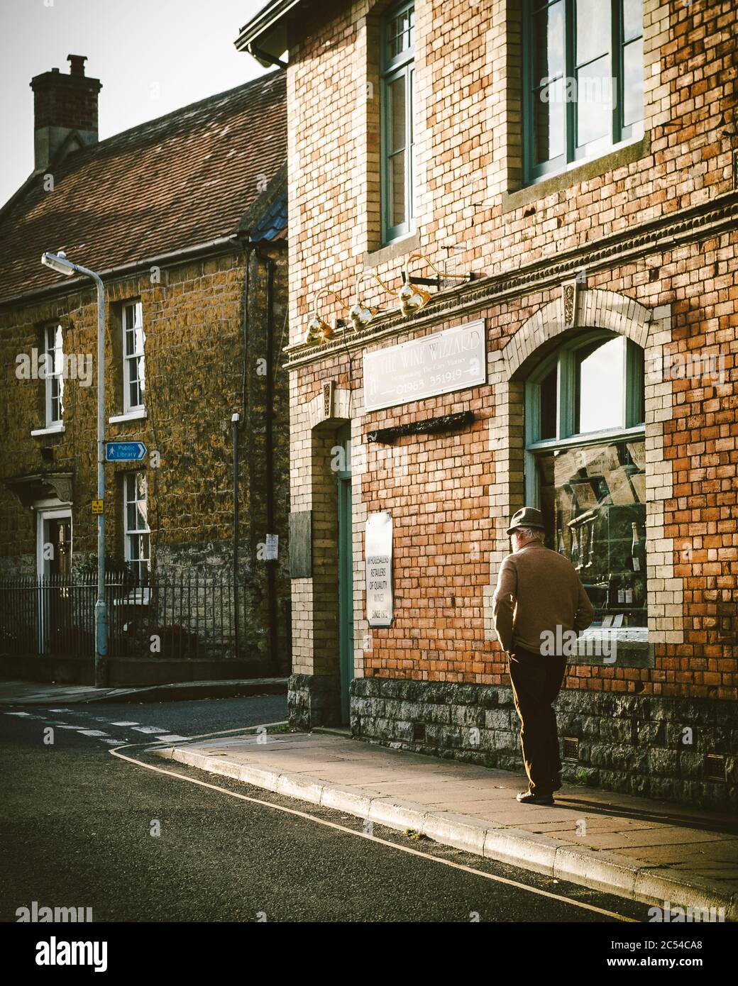 Old man walking on village hi-res stock photography and images - Alamy