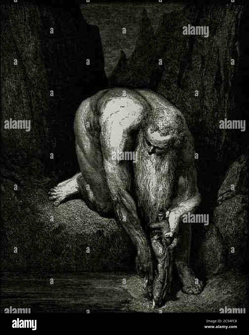 Inferno Canto 31 Doré Stock Photo - Alamy
