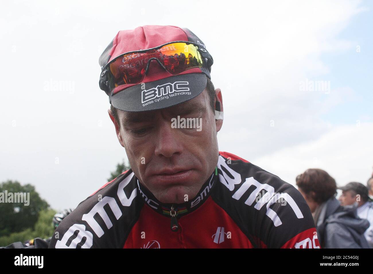 Cadel Evans during the Tour de France 2011, Stage 6 cycling race, Dinan – Lisieux (226,5Km) on July 07, 2011 in Dinan, France - Photo Laurent Lairys / DPPI Stock Photo