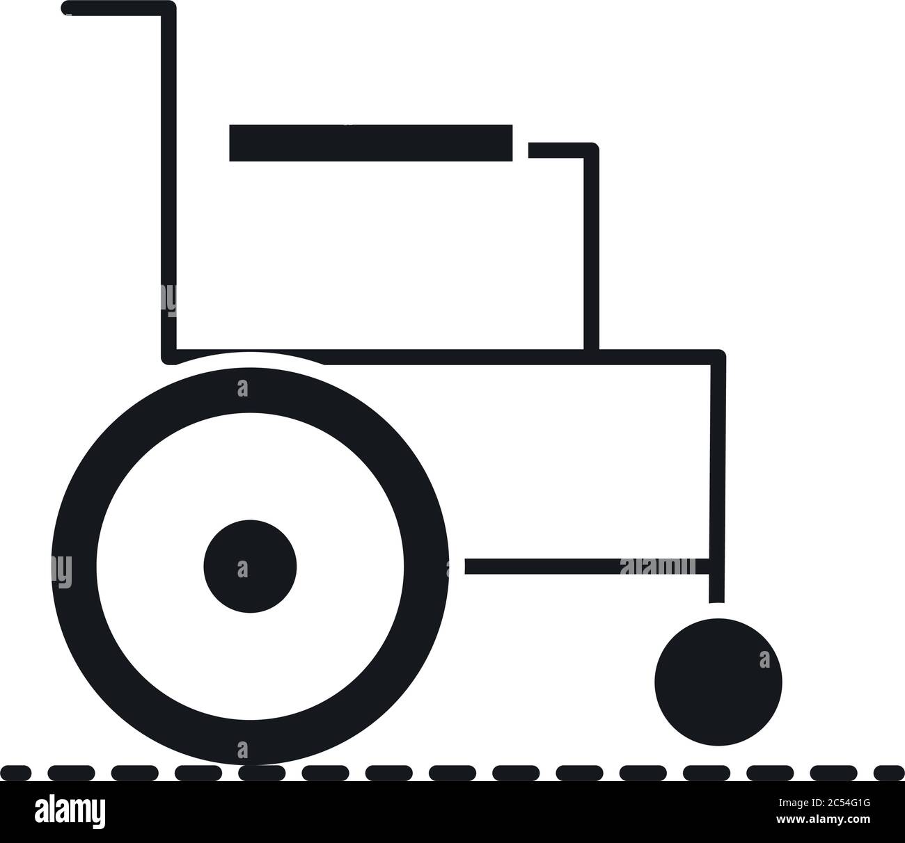 wheelchair disability healthcare medical and hospital pictogram ...