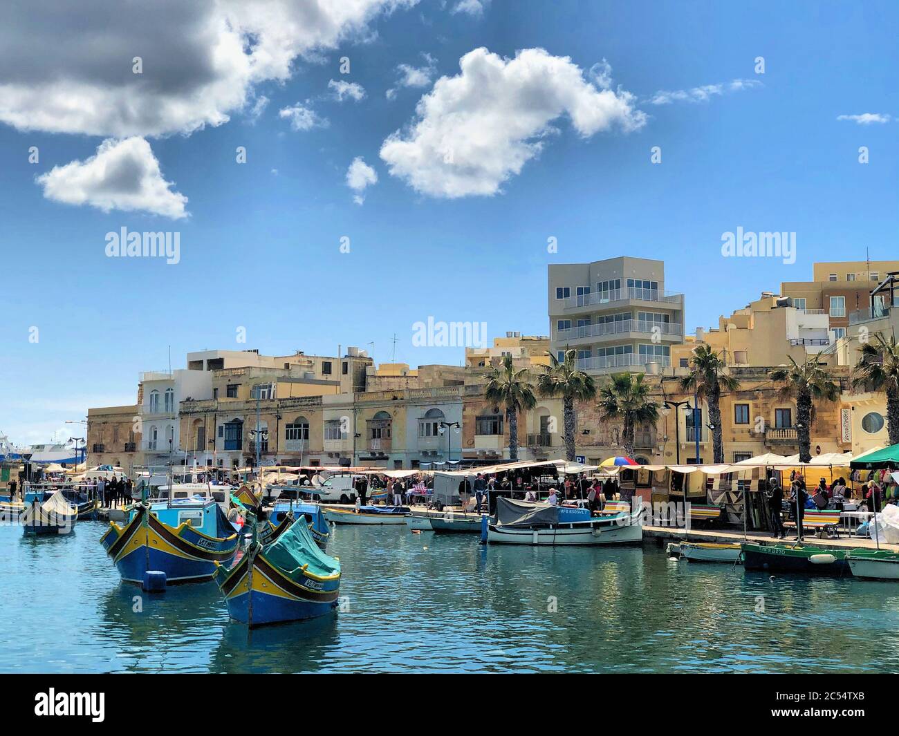 Popular fishing village in Malta Stock Photo Alamy