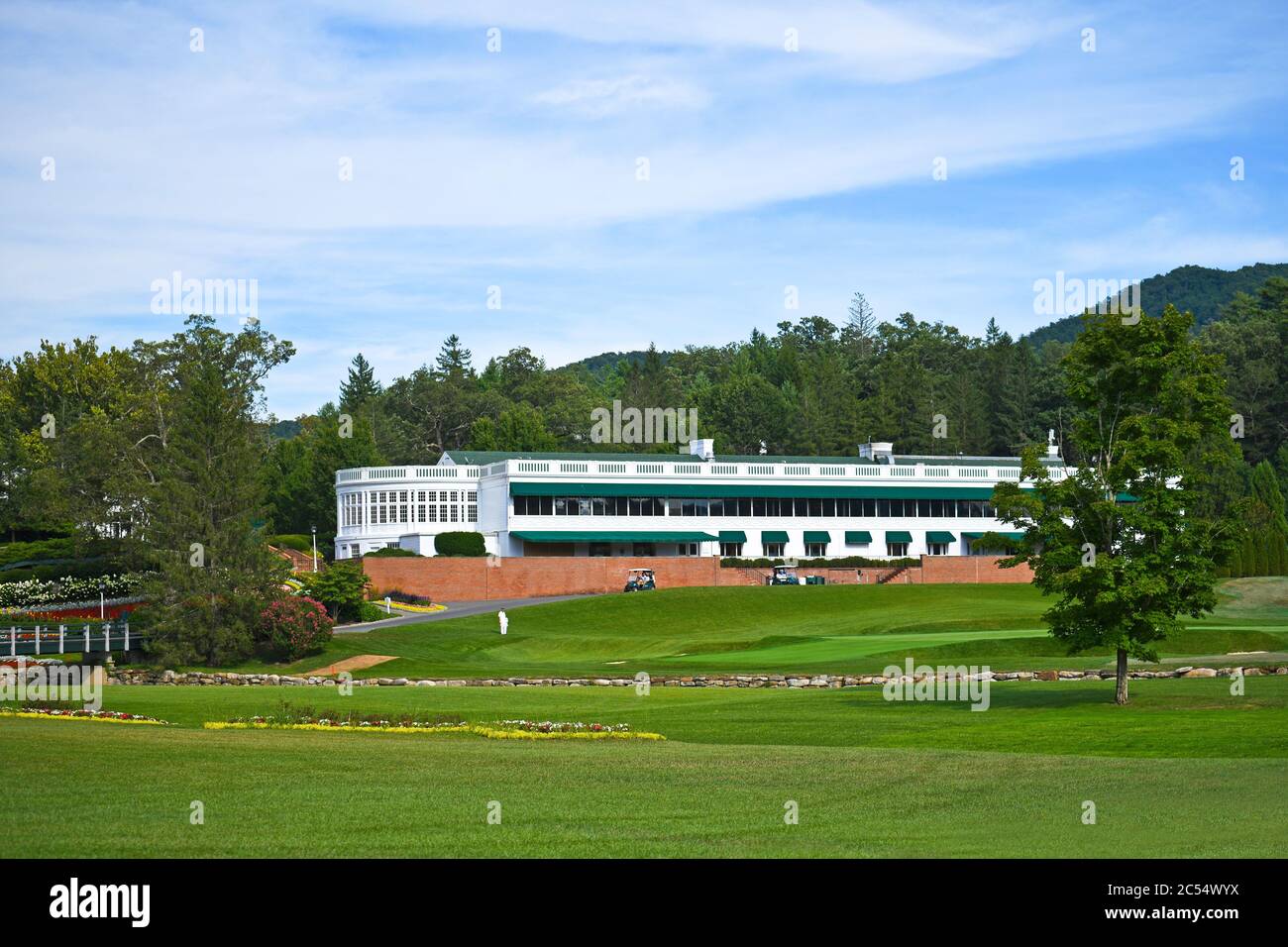 White Sulphur Springs, West Virginia / USA August 8, 2018 The
