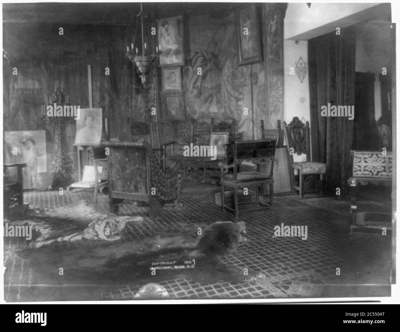 Interior of Studio House, Wash., D.C Stock Photo - Alamy