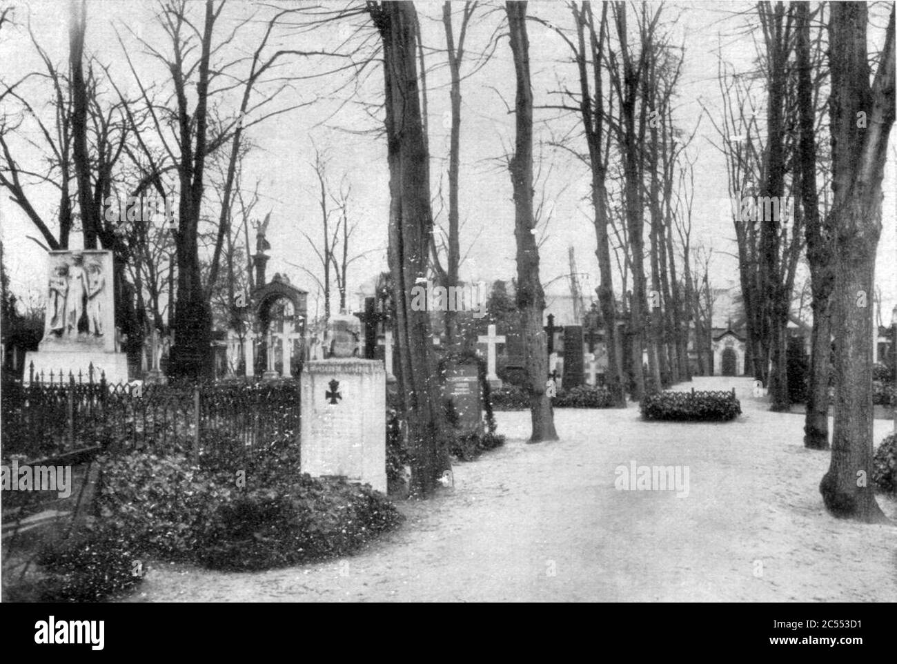 Invalidenfriedhof im Jahr 1925. Stock Photo
