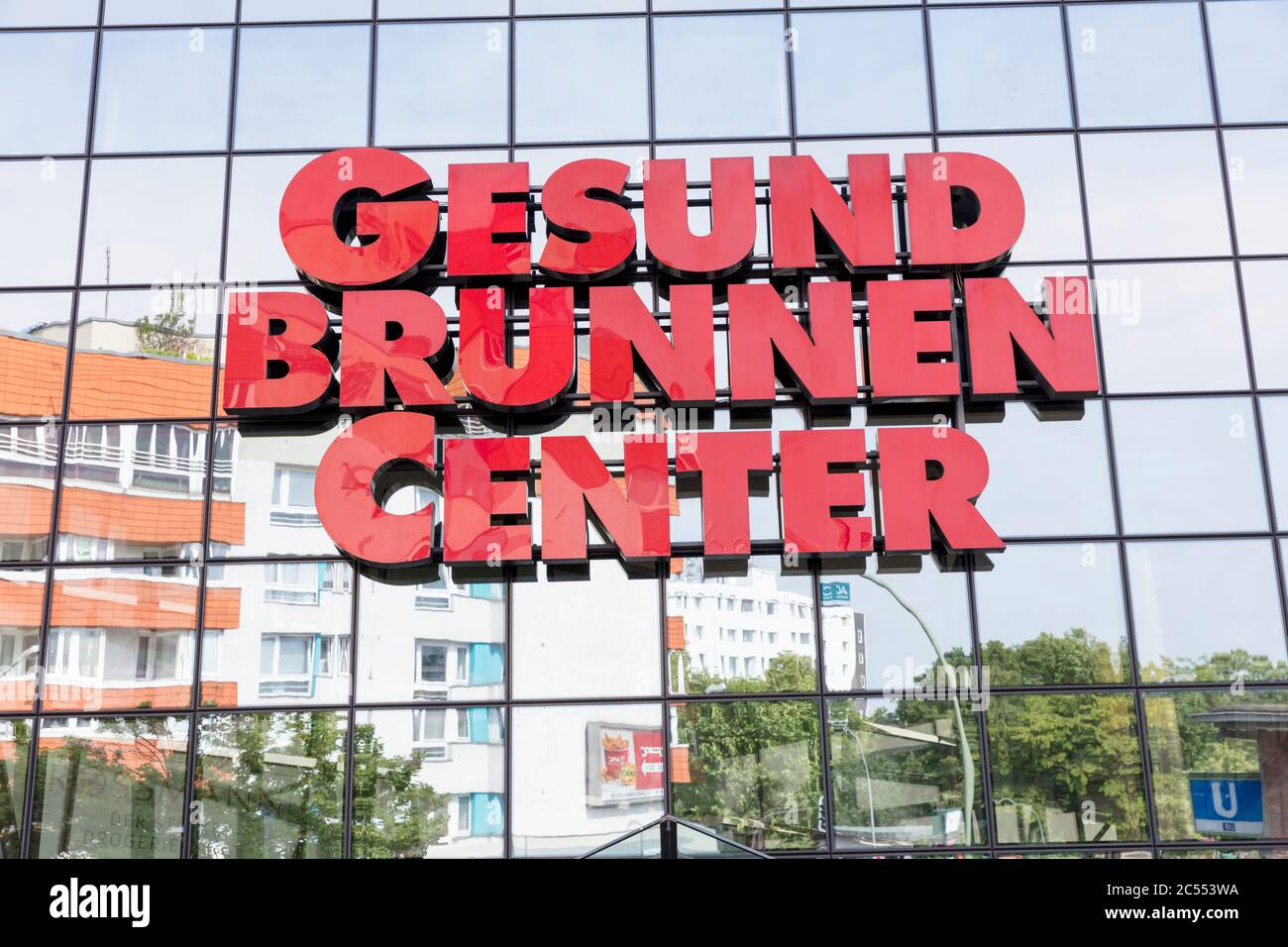 Gesundbrunnen, shopping center, house facade, Stadtmitte, Berlin, Germany Stock Photo